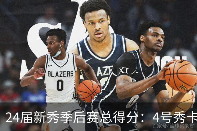 24届新秀季后赛总得分：4号秀卡斯尔412分断层领跑 探花谢泼德第7